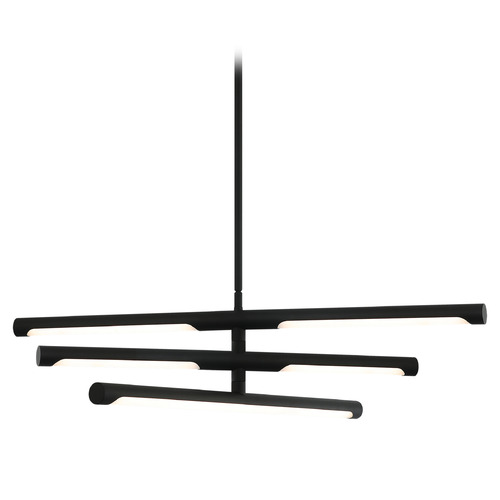 Novelle Matte Black LED Pendant by Matteo Lighting