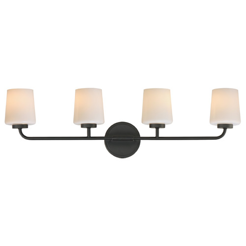 Maxim Lighting Maxim Lighting Durham Black Bathroom Light 12694WTBK