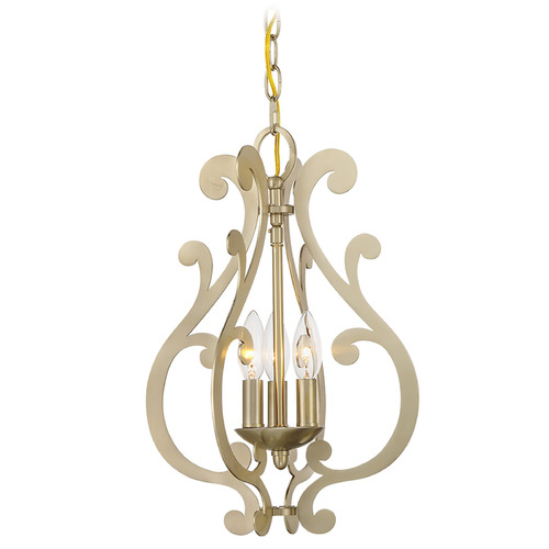 Savoy House Lighting Lombard Noble Brass Pendant Light