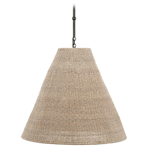 Goodman Bronze Ash Large Hanging Lamp