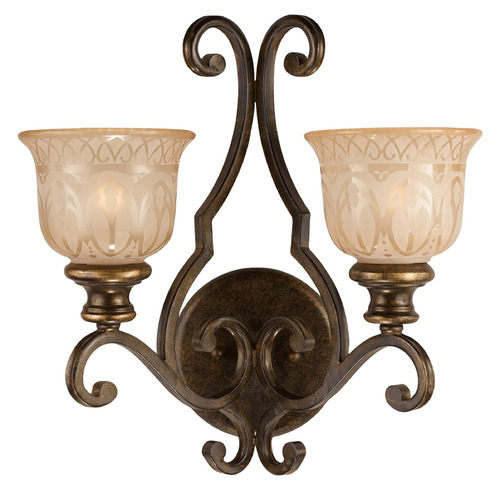 Crystorama Lighting Norwalk Bronze Umber Sconce