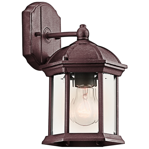 Kichler Lighting New Street 10.25-Inch Outdoor Wall Light in Tannery Bronze by Kichler Lighting 49183TZ