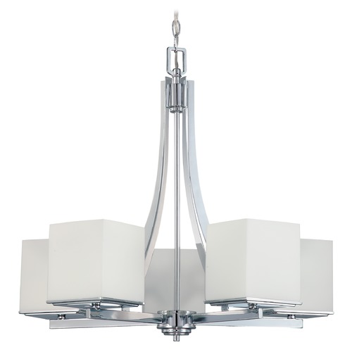 Nuvo Lighting Modern Chandelier in Polished Chrome by Nuvo Lighting 60/4086