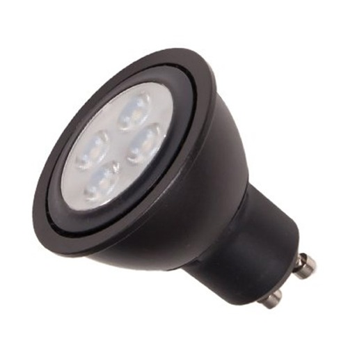 6.8W GU10 Black LED Narrow Flood 35-Degree 3000K by WAC Lighting