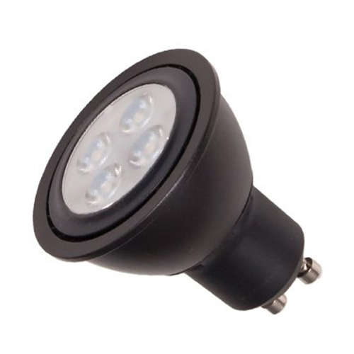 WAC Lighting 6.8W GU10 Black LED Narrow Flood 35-Degree 3000K by WAC Lighting GU10LED-BAB-BK