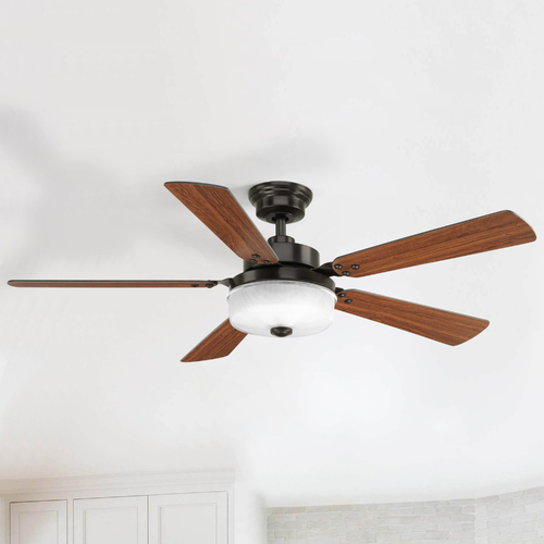 Progress Lighting Tempt Antique Bronze LED Ceiling Fan by Progress Lighting P2578-2030K