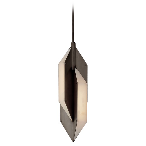 Visual Comfort Signature Collection Kelly Wearstler Ophelion Small Pendant in Bronze by Visual Comfort Signature KW5721BZALB