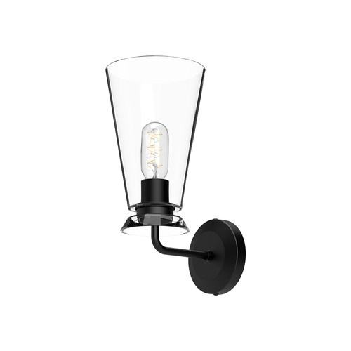 Alora Lighting Alora Lighting Salem Matte Black Switched Sconce WV570006MBCL