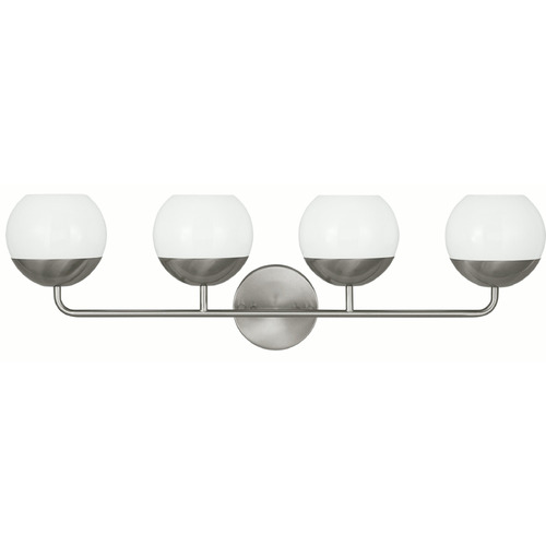 Visual Comfort Studio Collection Alvin Brushed Nickel Bathroom Light