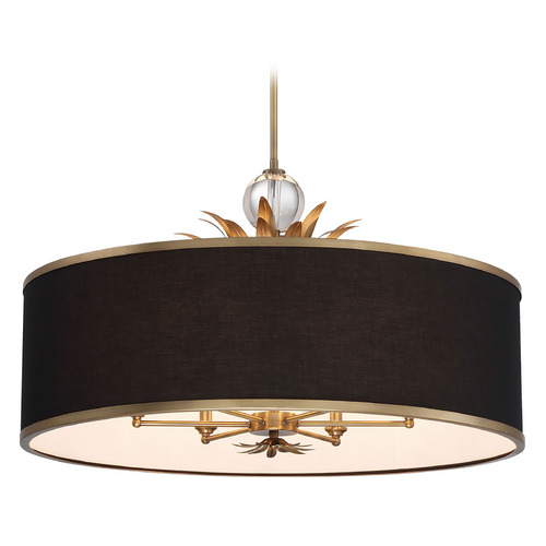 Caprio Natural Brushed Brass Pendant by Minka Lavery