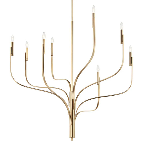 Livadia 8-Light Chandelier in Champagne Bronze by Kichler Lighting