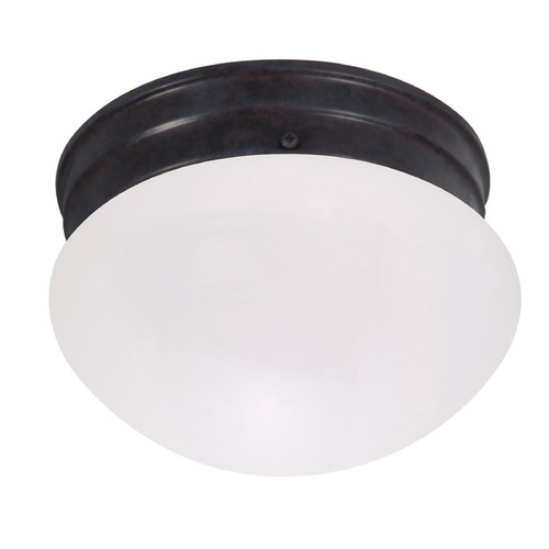 8-Inch Mushroom Ceiling Light Mahogany Bronze by Nuvo Lighting