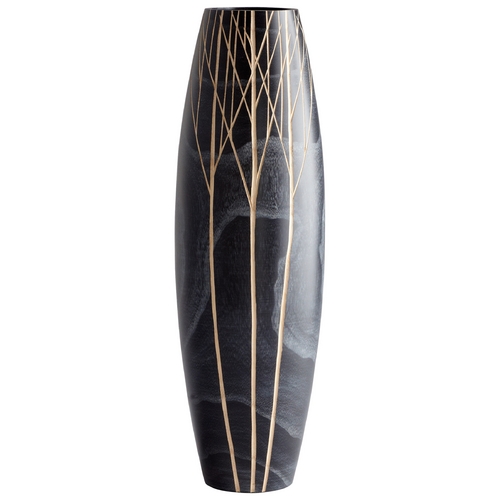 Onyx Winter Black Vase by Cyan Design