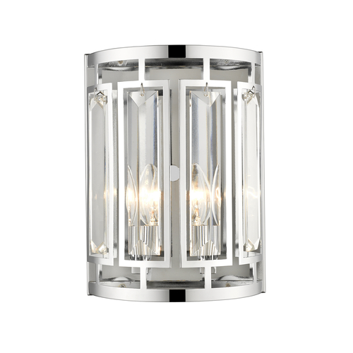 Z-Lite Mersesse Chrome Sconce by Z-Lite 6007-2S-CH