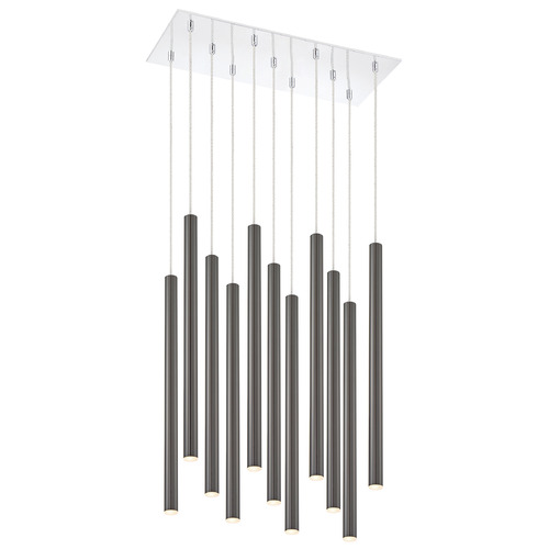 Z-Lite Forest Chrome LED Multi-Light Pendant by Z-Lite 917MP24PBL-LED-11LCH