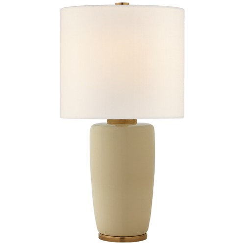 Visual Comfort Signature Collection Barbara Barry Chado Table Lamp in Coconut Porcelain by Visual Comfort Signature BBL3601ICOL