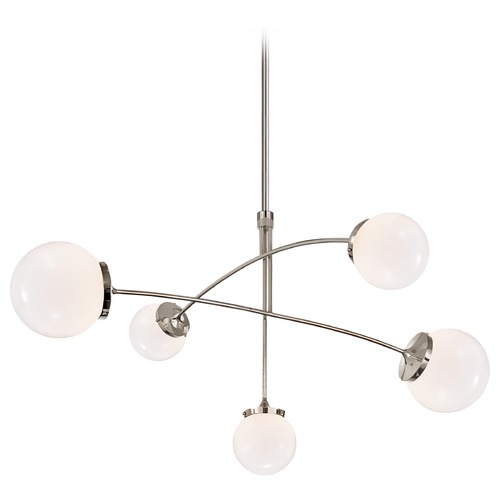 Kate Spade New York Prescott Ceiling Mount in Nickel by Visual Comfort Signature