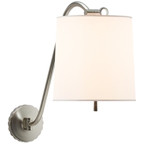 Visual Comfort Signature Collection Barbara Barry Understudy Sconce in Soft Silver by Visual Comfort Signature BBL2010SSS
