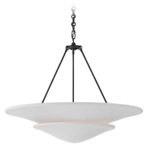 Aerin Mollino Tiered Chandelier in Bronze by Visual Comfort Signature