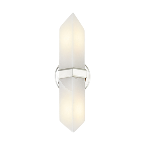 Alora Lighting Alora Lighting Elisa Carlucci Valencia Polished Nickel Sconce WV334215PNAR