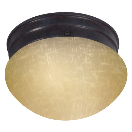 8-Inch Mushroom Ceiling Light Mahogany Bronze by Nuvo Lighting