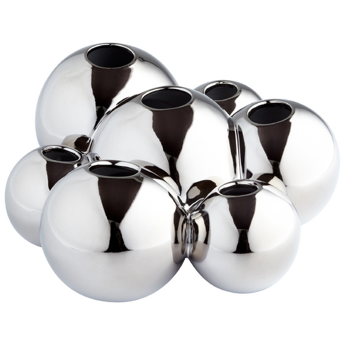 Bubbles Chrome Vase by Cyan Design