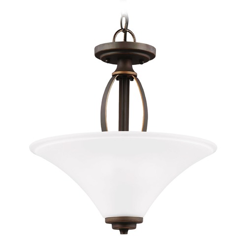 Generation Lighting Metcalf Convertible Pendant in Autumn Bronze by Generation Lighting 7713202-715