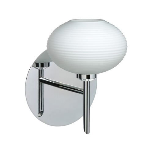 Besa Lighting Lasso Chrome LED Sconce