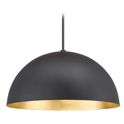 Yolo 24-Inch LED Pendant in Gold Leaf & Dark Bronze by Modern Forms
