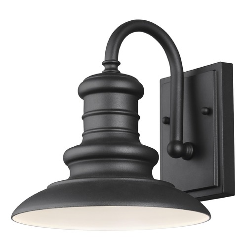 Redding Station Textured Black Outdoor Wall Light by Generation Lighting