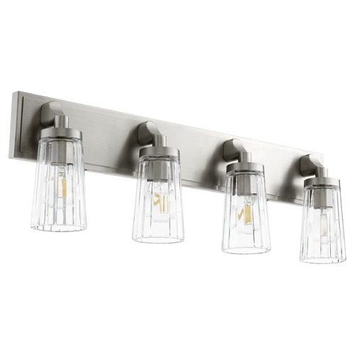 Quorum Lighting Satin Nickel Bathroom Light by Quorum Lighting 5201-4-65