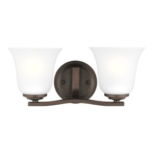 Emmons 14.63-Inch Bronze Bathroom Light by Generation Lighting