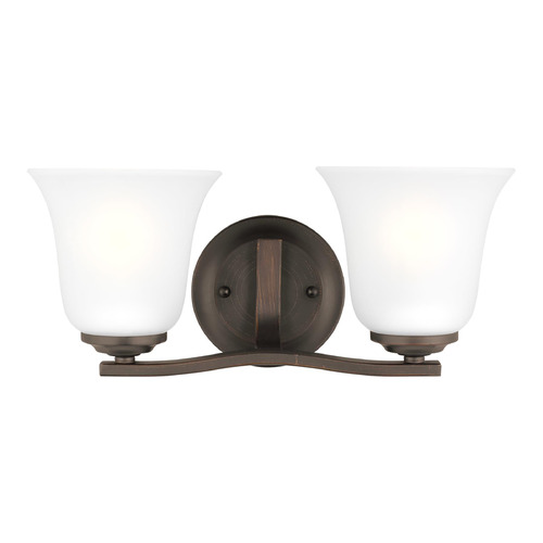 Generation Lighting Emmons 14.63-Inch Bronze Bathroom Light by Generation Lighting 4439002-710