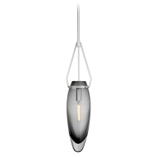 Visual Comfort Signature Collection Chapman & Myers Myla Pendant in Polished Nickel by Visual Comfort Signature CHC5421PNSMG