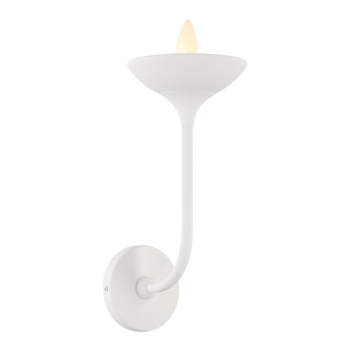 Ryton Plaster White Sconce by Minka Lavery