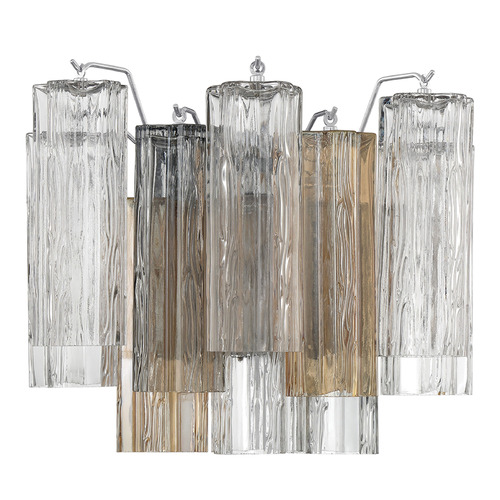 Crystorama Lighting Crystorama Lighting Addis Polished Chrome Sconce ADD-302-CH-AU