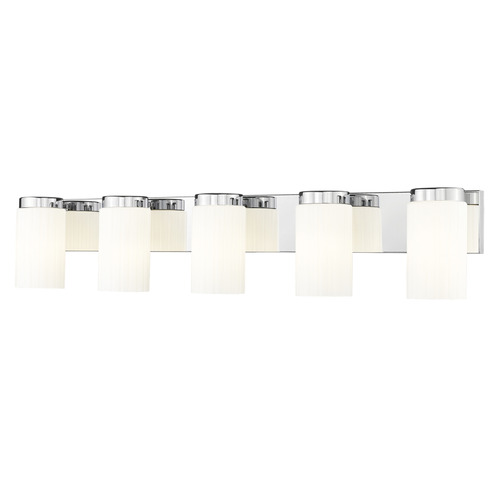 Z-Lite Z-Lite Burk Chrome Bathroom Light 746-5V-CH