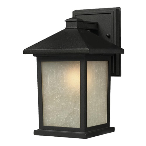 Z-Lite Holbrook Black Outdoor Wall Light by Z-Lite 507B-BK