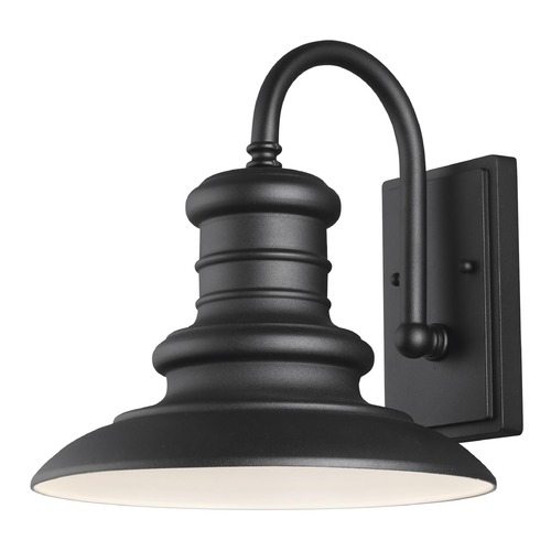 Redding Station Textured Black Outdoor Wall Light by Generation Lighting
