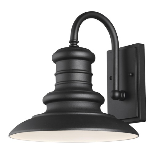 Generation Lighting Redding Station Textured Black Outdoor Wall Light by Generation Lighting OL8601TXB