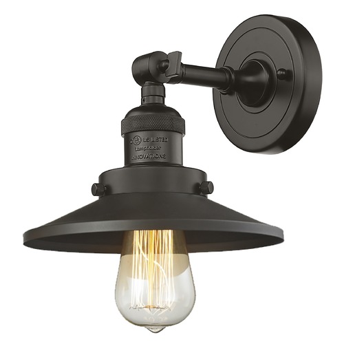 Innovations Lighting Innovations Lighting Railroad Oil Rubbed Bronze Sconce 203-OB-M5