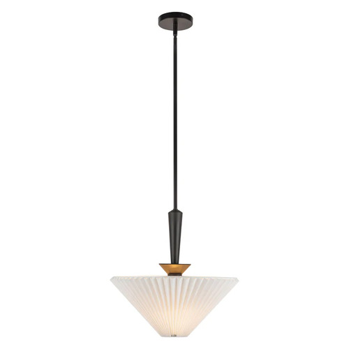 Alora Lighting Bridgette Matte Black Pendant Light with Conical Shade