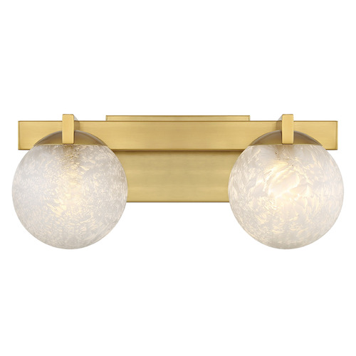 Savoy House Lighting Darien Warm Brass Bathroom Light