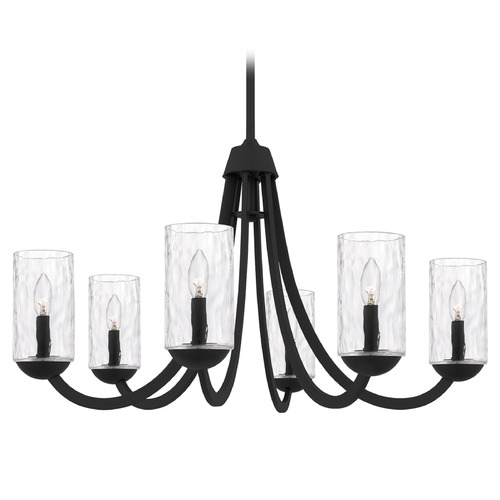 Quoizel Lighting Allard Matte Black Chandelier