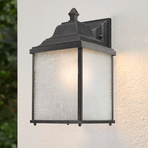 Colonial Style Outdoor Wall Lantern - 13 Inches Tall