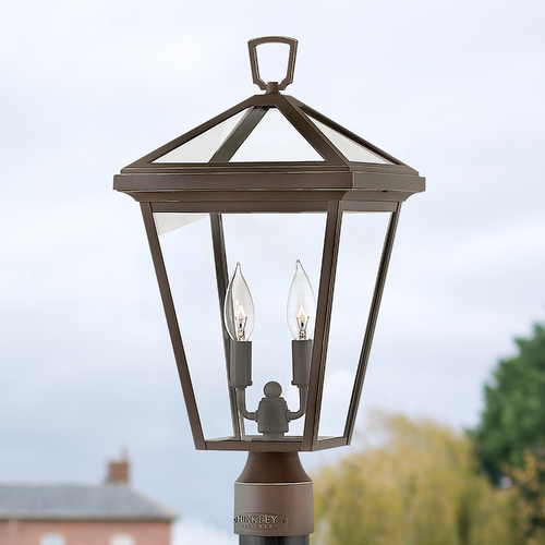 Alford Place 20.25-Inch Post Light in Oil Rubbed Bronze by Hinkley Lighting