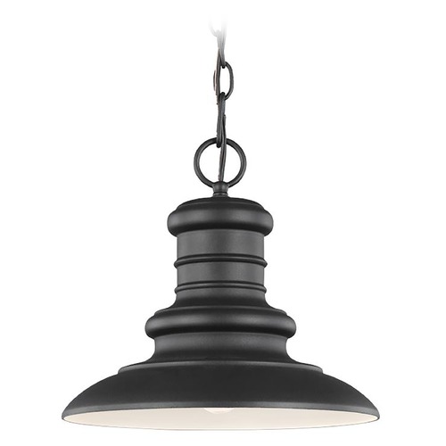 Redding Station Textured Black Outdoor Hanging Light by Generation Lighting