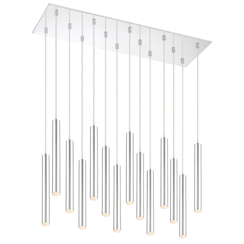 Z-Lite Forest Chrome LED Multi-Light Pendant by Z-Lite 917MP12-CH-LED-14LCH