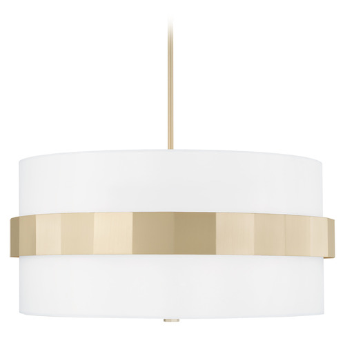 Capital Lighting Sutton 26-Inch Wide Pendant in Soft Gold by Capital Lighting 346241SF