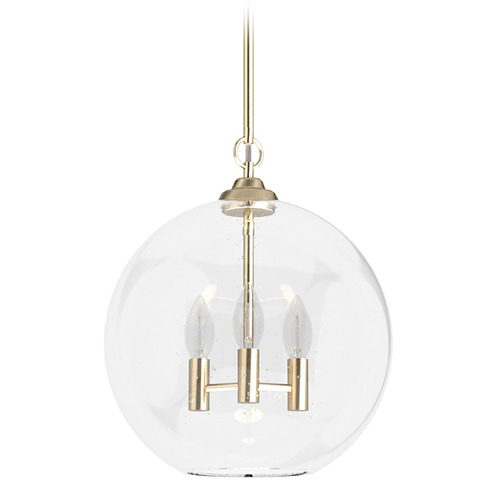 Hunter Fan Company High Oaks Alturas Gold Pendant Light with Globe Shade